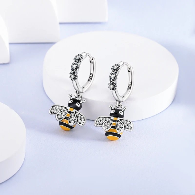 Hoop Earrings 925 Sterling Silver Starry Moon Feather Blue Shiny Zircon Inlaid Drop Earrings Women Fashion Jewelry Gift Hoop Earrings 925 Sterling Silver Starry Moon Feather Blue Shiny Zircon Inlaid Drop Earrings Women Fashion Jewelry Gift