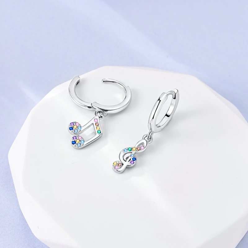 Hoop Earrings 925 Sterling Silver Starry Moon Feather Blue Shiny Zircon Inlaid Drop Earrings Women Fashion Jewelry Gift Hoop Earrings 925 Sterling Silver Starry Moon Feather Blue Shiny Zircon Inlaid Drop Earrings Women Fashion Jewelry Gift
