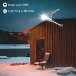 200W Powerful Solar Light Outdoor Solar Street Light 6000mah Waterproof Automatic Dusk to Dawn Street Light For Garage Garden - Image 5