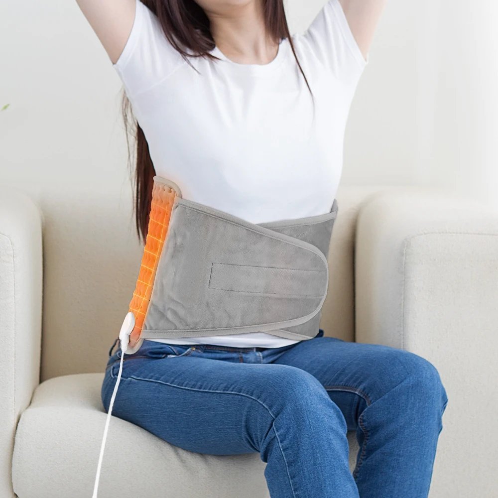 Electric Heating Waist Belt Warm Thermal Pad Office Home Temperature Control Waist Belt Warming Back Hand Warmer Electric Heating Waist Belt Warm Thermal Pad Office Home Temperature Control Waist Belt Warming Back Hand Warmer