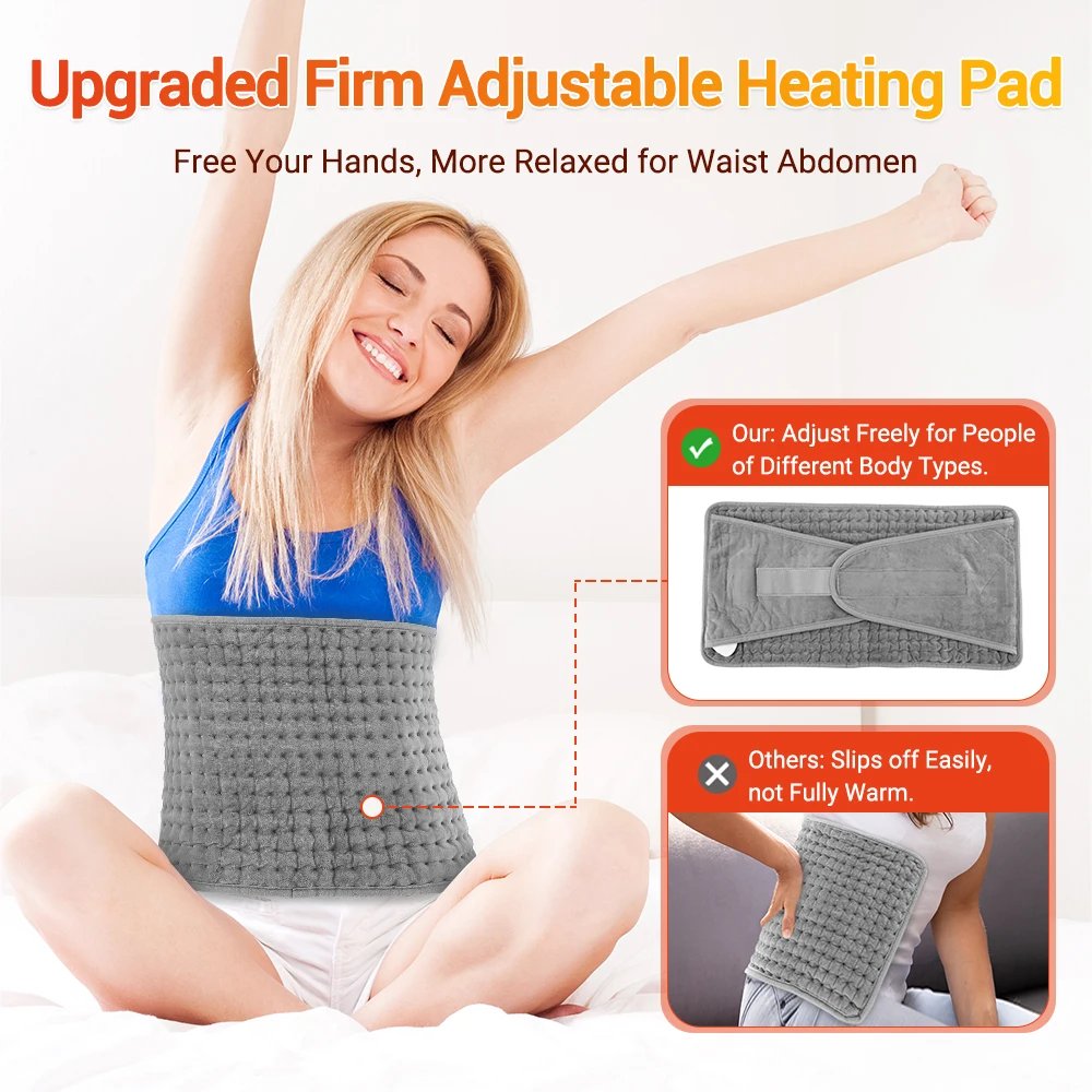 Electric Heating Waist Belt Warm Thermal Pad Office Home Temperature Control Waist Belt Warming Back Hand Warmer Electric Heating Waist Belt Warm Thermal Pad Office Home Temperature Control Waist Belt Warming Back Hand Warmer