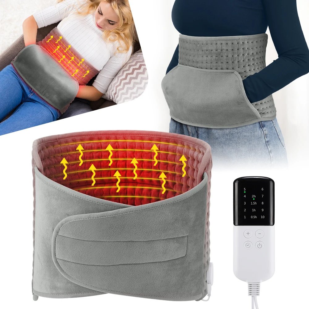 Electric Heating Waist Belt Warm Thermal Pad Office Home Temperature Control Waist Belt Warming Back Hand Warmer Electric Heating Waist Belt Warm Thermal Pad Office Home Temperature Control Waist Belt Warming Back Hand Warmer