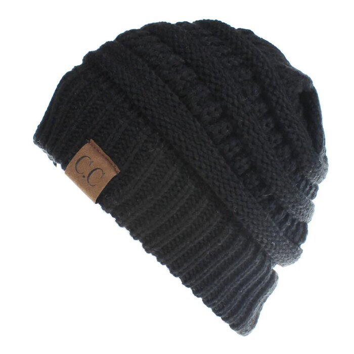 Knitted Hat  Autumn And Winter  Korean Version  Velvet Thickened Pullover Hat Ear Protector Head Cap  Outdoor Cycling Beanie - Image 4