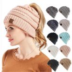 Knitted Hat  Autumn And Winter  Korean Version  Velvet Thickened Pullover Hat Ear Protector Head Cap  Outdoor Cycling Beanie - Image 3
