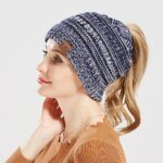 Knitted Hat  Autumn And Winter  Korean Version  Velvet Thickened Pullover Hat Ear Protector Head Cap  Outdoor Cycling Beanie - Image 5
