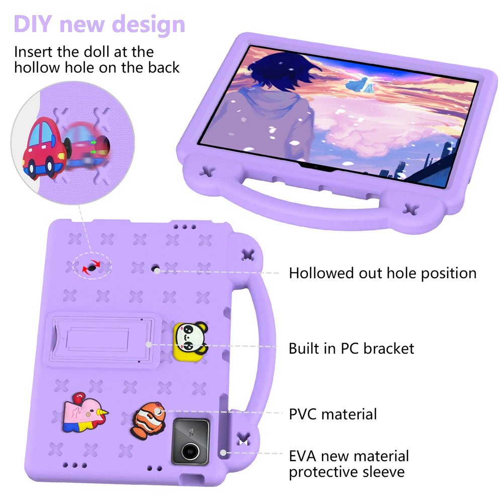 For Lenovo Tab M11 K11 B11 M10 Plus 3rd Gen 10.6 TB125FU 128FU TB328FU TB-X606F Kid EVA Case P11 Plus M10 K10 TB-X306F Cover