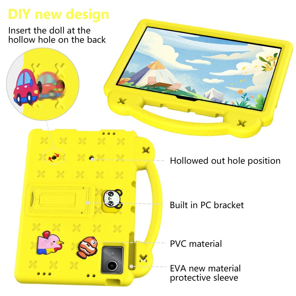 For Lenovo Tab M11 K11 B11 M10 Plus 3rd Gen 10.6 TB125FU 128FU TB328FU TB-X606F Kid EVA Case P11 Plus M10 K10 TB-X306F Cover