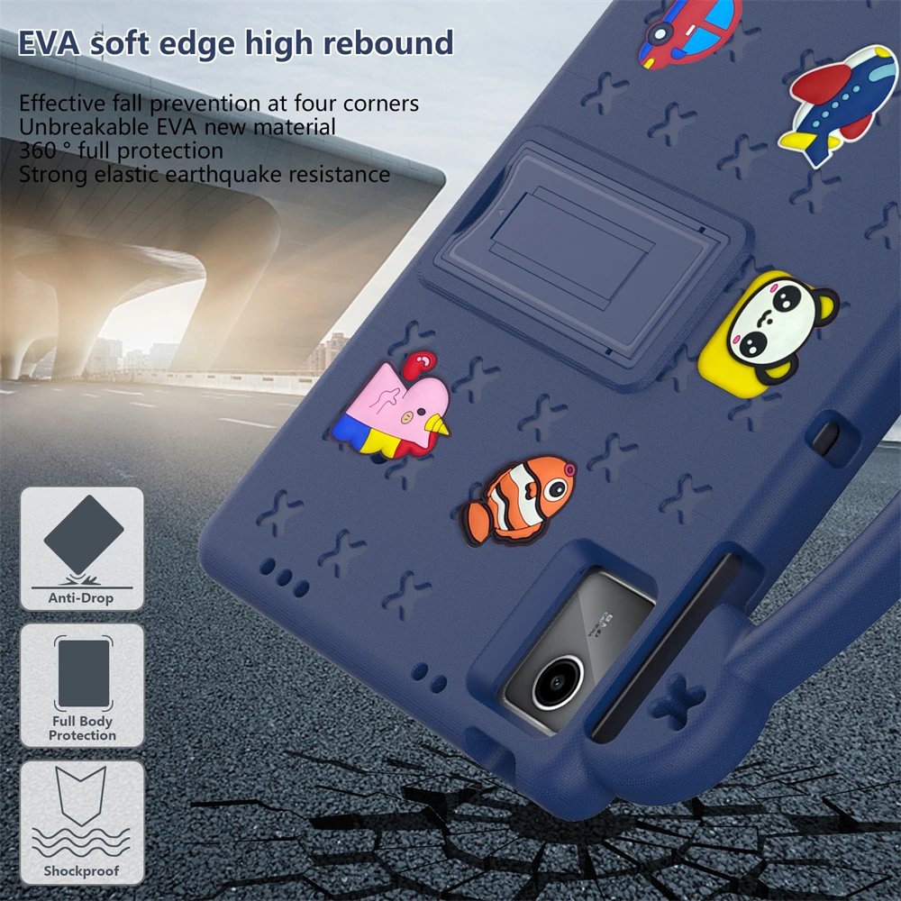 For Lenovo Tab M11 K11 B11 M10 Plus 3rd Gen 10.6 TB125FU 128FU TB328FU TB-X606F Kid EVA Case P11 Plus M10 K10 TB-X306F Cover