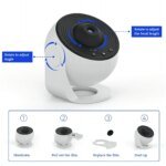 LED Night Light Galaxy Projector Starry Sky Projector 360° Rotate Planetarium Night Lamp For Room Decorative - Image 4