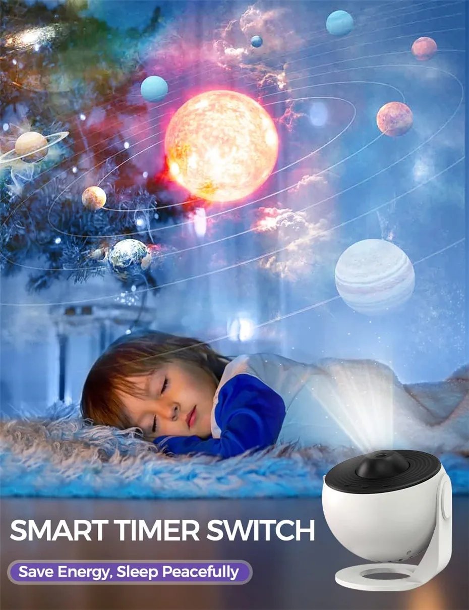 LED Night Light Galaxy Projector Starry Sky Projector 360° Rotate Planetarium Night Lamp For Room Decorative Children Kids Gift LED Night Light Galaxy Projector Starry Sky Projector 360° Rotate Planetarium Night Lamp For Room Decorative Children Kids Gift