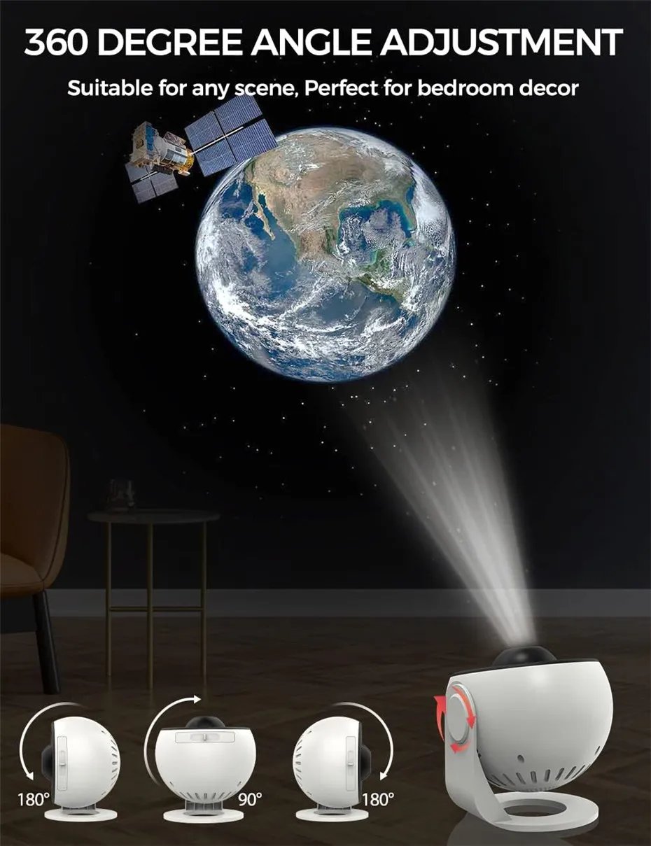 LED Night Light Galaxy Projector Starry Sky Projector 360° Rotate Planetarium Night Lamp For Room Decorative Children Kids Gift LED Night Light Galaxy Projector Starry Sky Projector 360° Rotate Planetarium Night Lamp For Room Decorative Children Kids Gift