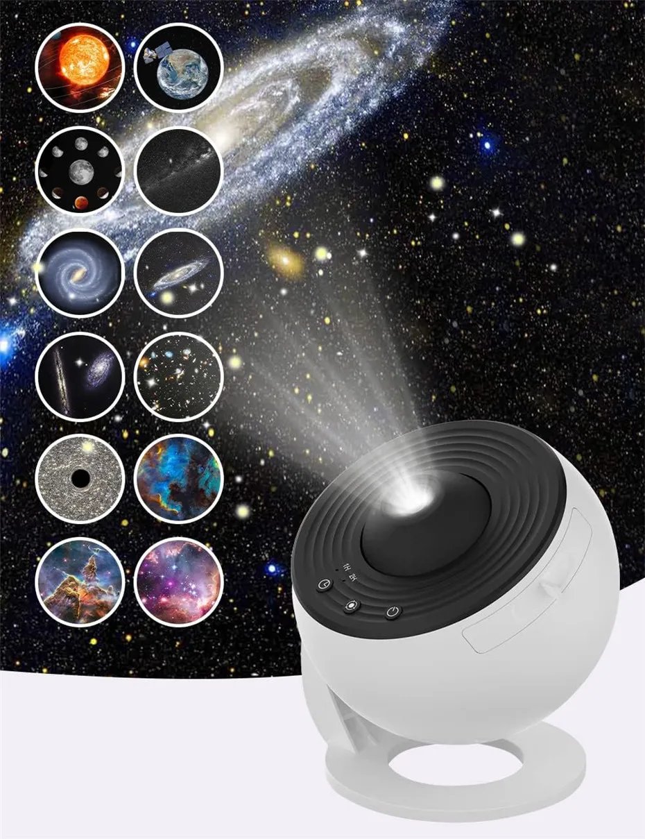 LED Night Light Galaxy Projector Starry Sky Projector 360° Rotate Planetarium Night Lamp For Room Decorative Children Kids Gift LED Night Light Galaxy Projector Starry Sky Projector 360° Rotate Planetarium Night Lamp For Room Decorative Children Kids Gift