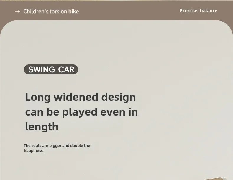 Battery version Children's twist car anti-rollover rocking car 3-6 years old boy girl scooter silent Swing car With Light &Music Battery version Children's twist car anti-rollover rocking car 3-6 years old boy girl scooter silent Swing car With Light &Music