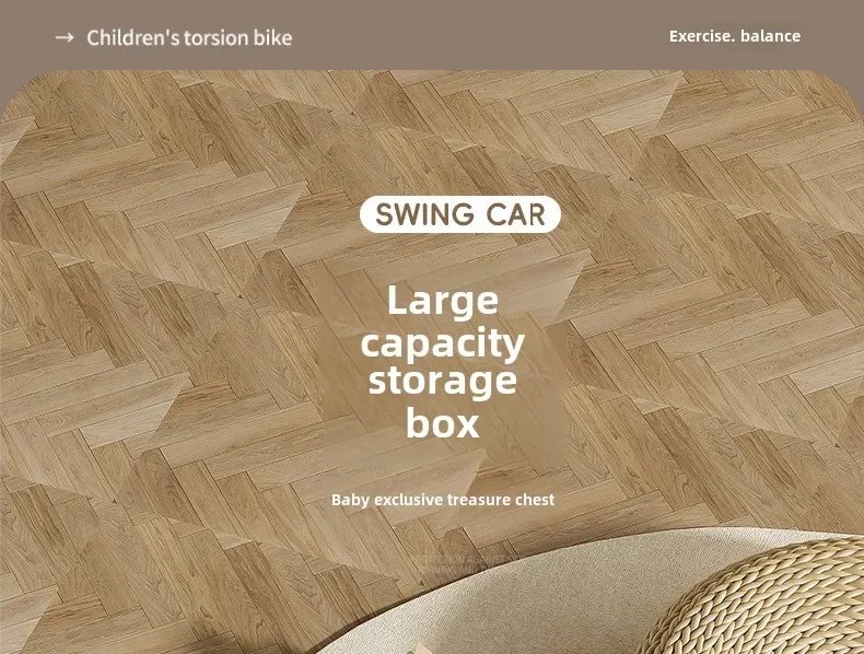 Battery version Children's twist car anti-rollover rocking car 3-6 years old boy girl scooter silent Swing car With Light &Music Battery version Children's twist car anti-rollover rocking car 3-6 years old boy girl scooter silent Swing car With Light &Music