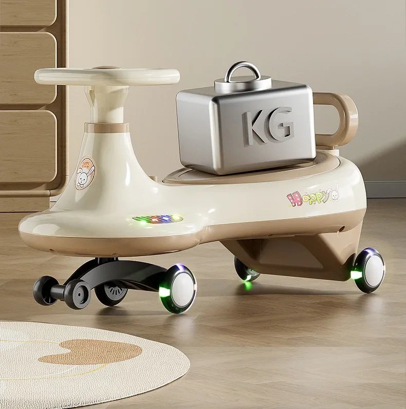 Battery version Children's twist car anti-rollover rocking car 3-6 years old boy girl scooter silent Swing car With Light &Music Battery version Children's twist car anti-rollover rocking car 3-6 years old boy girl scooter silent Swing car With Light &Music