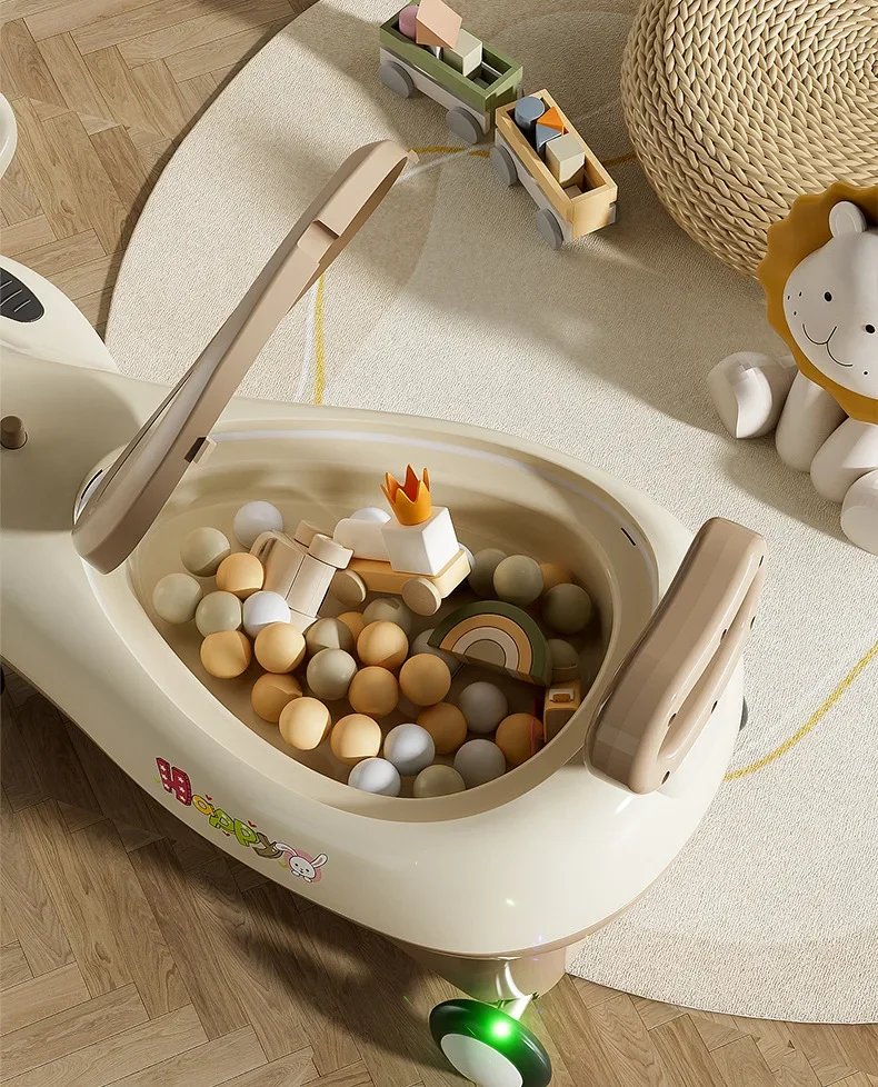 Battery version Children's twist car anti-rollover rocking car 3-6 years old boy girl scooter silent Swing car With Light &Music Battery version Children's twist car anti-rollover rocking car 3-6 years old boy girl scooter silent Swing car With Light &Music