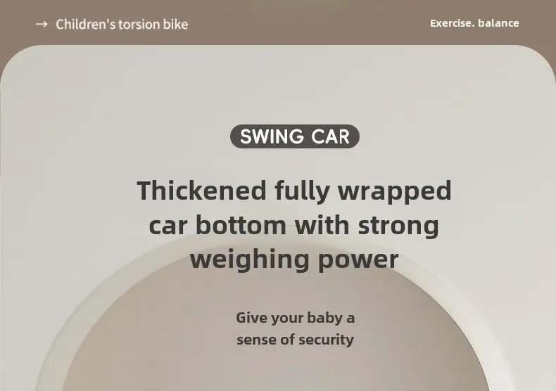 Battery version Children's twist car anti-rollover rocking car 3-6 years old boy girl scooter silent Swing car With Light &Music Battery version Children's twist car anti-rollover rocking car 3-6 years old boy girl scooter silent Swing car With Light &Music