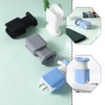 2 in 1 Silicone Charger Protector For iPhone 25W Charger Portable Anti-Break Protection Case Convenient Cable Storage - Image 3