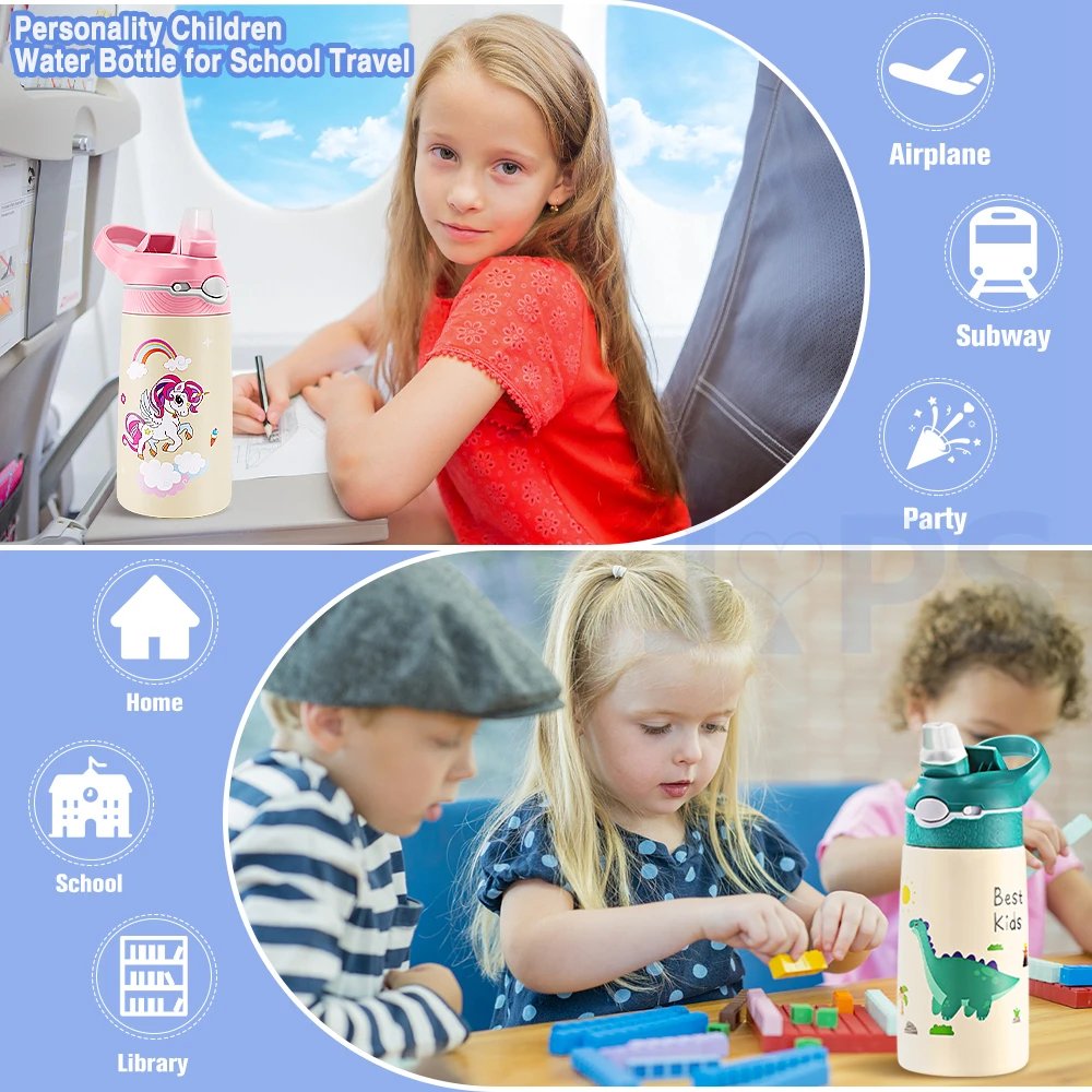 400ML Children Thermal Bottle Unicorn Water Bottle Keep Cold Water Bottle Portable Travel School Water Bottle for Kids Free BPA 400ML Children Thermal Bottle Unicorn Water Bottle Keep Cold Water Bottle Portable Travel School Water Bottle for Kids Free BPA