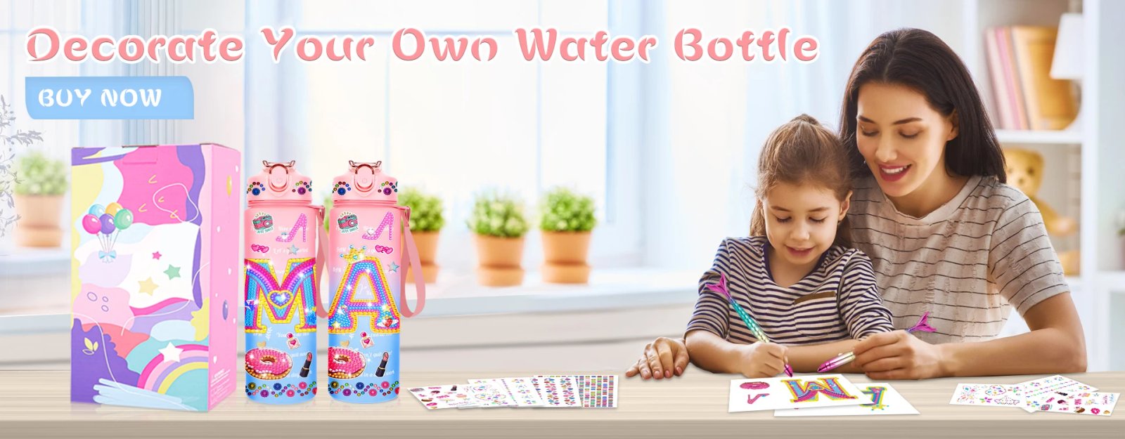 400ML Children Thermal Bottle Unicorn Water Bottle Keep Cold Water Bottle Portable Travel School Water Bottle for Kids Free BPA