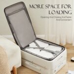 Front Laptop Pocket Suitcase Wide Handle Travel Suitcase Men 20''Carry-On Luggage Women PC Aluminum Frame Trolley Case 24'' - Image 5