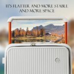 Front Laptop Pocket Suitcase Wide Handle Travel Suitcase Men 20''Carry-On Luggage Women PC Aluminum Frame Trolley Case 24'' - Image 4