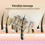 Electric Intelligence Scalp Massage Applicator Hair Care Essential Oil Ball Massage Red Light Vibration Hair Generative Artifact - Image 6