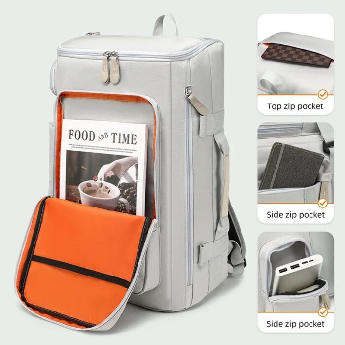 Large Capacity Gym Bag Travel Backpack Wet Dry Separation Shoulder Bags Outdoor Sports Backpacks Yoga Fitness Training Bags Pack - Image 3